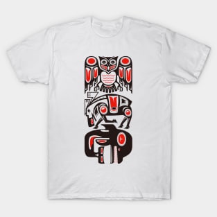 Haida tribal three animals T-Shirt